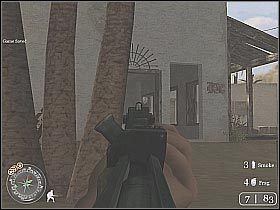 Kontynuuj eksplorację okolicy, likwidując oczywiście pojawiających się przeciwników (screen 1) - Retaking Toujane (2) | Rommels Last Stand | Misja Call of Duty 2 - Call of Duty 2 - poradnik do gry