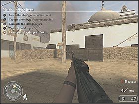 Obiekt zostanie zaatakowany przez kilku zdesperowanych najwyraźniej żołnierzy - Retaking Toujane (3) | Rommels Last Stand | Misja Call of Duty 2 - Call of Duty 2 - poradnik do gry