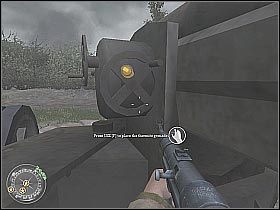 Po dotarciu na miejsce wysłuchaj nowych rozkazów (screen 1) - The Battle of Pointe du Hoc (3) | D-Day | Misja Call of Duty 2 - Call of Duty 2 - poradnik do gry