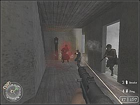 Po oczyszczeniu parteru skieruj się na piętro (screen 1) - The Silo (2) | D-Day | Misja Call of Duty 2 - Call of Duty 2 - poradnik do gry