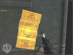 Ostrożnie wejdź do środka i zacznij eliminować znajdujących się tu żołnierzy - Rangers Lead The Way (3) | Hill 400 | Misja Call of Duty 2 - Call of Duty 2 - poradnik do gry