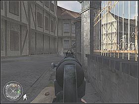 Na mapie pojawią się DWA wrogie czołgi, które będziesz musiał unieruchomić - The Crossing Point (3) | Crossing the Rhine | Misja Call of Duty 2 - Call of Duty 2 - poradnik do gry