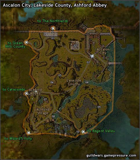 01 Resurrection Shrine - Lakeside County, Ashford Abbey | Pre-Searing Ascalon | Guild Wars Prophecies - Guild Wars: Prophecies - poradnik do gry