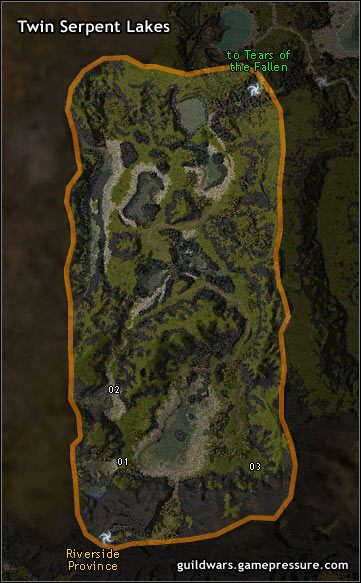 01 - Twin Serpent Lakes | Southern Kryta | Guild Wars Prophecies - Guild Wars: Prophecies - poradnik do gry