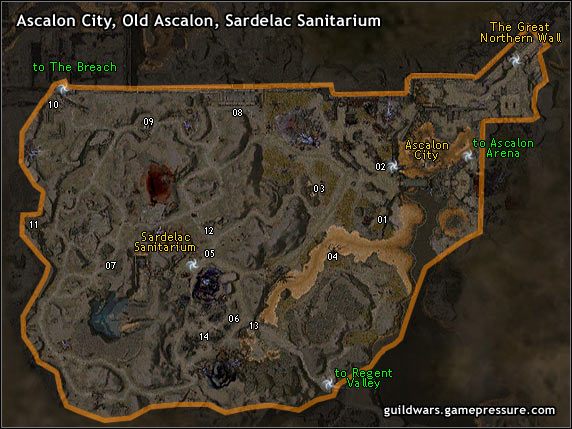 Największe miasto i kulturalne centrum zrujnowanego teraz imperium - Ascalon City (Capital) | Ascalon | Guild Wars Prophecies - Guild Wars: Prophecies - poradnik do gry