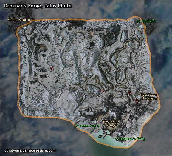 01 - Talus Chute | Southern Shiverpeaks, Sorrows Furnace | Guild Wars Prophecies - Guild Wars: Prophecies - poradnik do gry