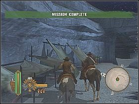 Szybko wskocz na konia pod mostem i wyrusz przez miasto za swoimi kompanami [1] - Escape the Jail | Misje główne w Gun - Gun - poradnik do gry