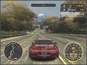 Dalsza część trasy powinna ci już być doskonale znana - GŁÓWNY POJEDYNEK | Czarna lista 12 - Izzy | Need for Speed Most Wanted (2005) - Need for Speed: Most Wanted (2005) - poradnik do gry