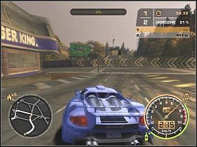 Jeśli chcesz możesz skorzystać z prawego skrótu, aczkolwiek nie jest to wymagane - GŁÓWNY POJEDYNEK | Czarna lista 2 - Bull | Need for Speed Most Wanted (2005) - Need for Speed: Most Wanted (2005) - poradnik do gry