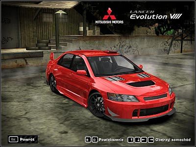 2 - Mitsubishi Lancer Evolution VIII | Samochody | Need for Speed Most Wanted (2005) - Need for Speed: Most Wanted (2005) - poradnik do gry