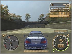 Po dotarciu do celu wybierz prawą ścieżkę (#1) - Zakończenie kariery | Czarna lista 1 - Razor - FINAŁ | Need for Speed MW - Need for Speed: Most Wanted (2005) - poradnik do gry