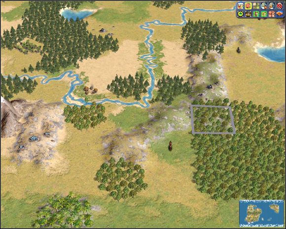 Tereny zalewiskowe + wzgórza + las. Idealne miejsce na przyszłe zagłębie przemysłowe - Specjalizacja miasta a teren je otaczający | Teren w Sid Meiers Civilization IV - Sid Meiers Civilization IV - poradnik