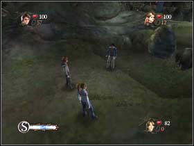 Biegnij dalej, znowu zaatakują Was błotoryje, ponownie pozbądź się ich, używając uroków (X) - Poradnik do gry - Idź do Świstokliku | Harry Potter i Czara Ognia - Harry Potter i Czara Ognia - poradnik do gry