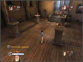 Aby przywoływać przedmioty, które są poza zasięgiem Twoich rąk, Moody poleci Ci używać zaklęcia Accio (Z) - Obrona przed Czarną Magią - Lekcja pierwsza | Harry Potter i Czara Ognia - Harry Potter i Czara Ognia - poradnik do gry