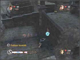 Teraz pozbądź się ściany na wprost, zgaś ogień i rozwal kolejną ścianę - Dachy zamku Hogwart cz.4 | Harry Potter i Czara Ognia - Harry Potter i Czara Ognia - poradnik do gry