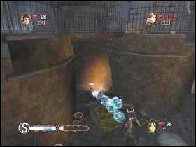 Po prawej stronie znajdziesz pierwszy wykrywacz czarnej magii, rzuć na niego urok (X) - Dachy zamku Hogwart cz.2 | Harry Potter i Czara Ognia - Harry Potter i Czara Ognia - poradnik do gry