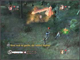 Gdy znajdziesz się w tym punkcie, skieruj się w lewą stronę - Zakazany Las cz.2 | Harry Potter i Czara Ognia - Harry Potter i Czara Ognia - poradnik do gry