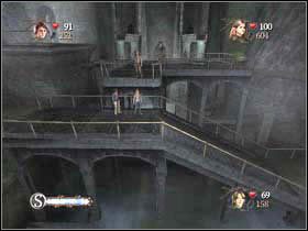 Z tego miejsca rzuć kociołki na dwie rury znajdujące się na dole po prawej stronie - Łazienka Prefektów cz.3 | Harry Potter i Czara Ognia - Harry Potter i Czara Ognia - poradnik do gry