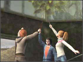 Zejdź na dół, obok tarczy Turnieju Trójmagicznego , znajdziesz skrzeloziele - Zielarstwo cz.4 | Harry Potter i Czara Ognia - Harry Potter i Czara Ognia - poradnik do gry