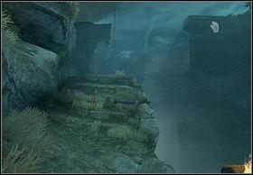 Na początku wybiegnij z jaskini i podążaj wraz z Ann wzdłuż urwiska, do miejsca skąd niegdyś porwany został Carl - [Solucja] Heading Back | Peter Jacksons King Kong - Peter Jacksons King Kong - poradnik do gry