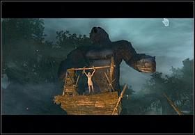 Patrząc w kierunku ołtarza zobaczysz jedną z flagowych scen filmu i również gry - [Solucja] Sacrifice cz.1 | Peter Jacksons King Kong - Peter Jacksons King Kong - poradnik do gry