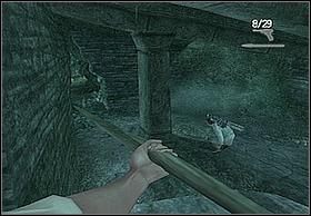 Idąc kawałek dalej dojdziesz do miejsca, gdzie wyjdziesz znów na powierzchnię przez wyrwę w ścianie, zaraz za nią zaatakuje Cię jeden robak (ten pełzający - dwa strzały i po nim) - [Solucja] Hayes cz.2 | Peter Jacksons King Kong - Peter Jacksons King Kong - poradnik do gry