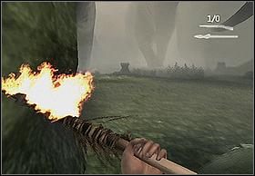 Dobiegnij do budynku na środku kanionu (tego z trzema wyjściami) i z niego skieruj się w stronę przeciwną do marszu brontozaurów - [Solucja] Brontosaurus cz.2 | Peter Jacksons King Kong - Peter Jacksons King Kong - poradnik do gry