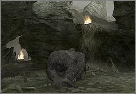 Gdy żywioł zrobi swoje (a Ty uporasz się z gromadką potworów) wejdź po ścianie na górną półkę - [Solucja] Chased by V-Rex cz.2 | Peter Jacksons King Kong - Peter Jacksons King Kong - poradnik do gry