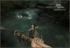 Idąc nieco dalej dotrzesz do kolejnego odcinka drogi prowadzącego przez wodę - [Solucja] In The Mud cz.2 | Peter Jacksons King Kong - Peter Jacksons King Kong - poradnik do gry