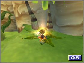 Kiedy już wszystkie trzy łodygi zostaną uwolnione, wróć do miejsca w którym spotkałeś swojego pierwszego potwora - Ogrody życia (1) | Solucja Kao Tajemnica Wulkanu - Kao: Tajemnica Wulkanu - poradnik do gry