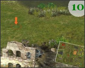 Udajemy się w okolice [E - mapa] , aby zdobyć czołg, jaki wyciągnęliśmy wcześniej w pole - Misja 4 - Pułapka | Outfront Na Tyłach Wroga - Outfront: Na Tyłach Wroga - poradnik do gry