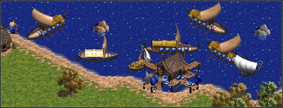 Czyżby początki Rotterdamu? - Flota | Jednostki w Age of Empires - Age of Empires - poradnik do gry