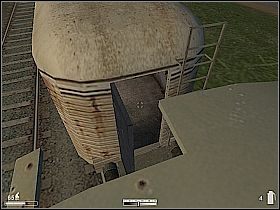 Ponownie wdrap się na dach wagonu i zastrzel przeciwnika, który się pojawi [1] - Pociąg w Mołdawii | Kameleon - Kameleon - poradnik do gry