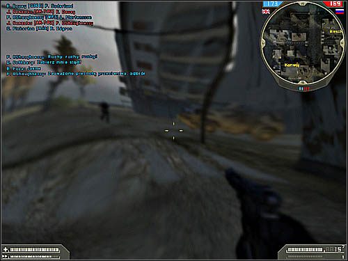 Przed działaniem gazu można się ustrzec zakładając zawczasu maskę przeciwgazową (domyślnie klawiszem [8]) - Tear Gas | Wyposażenie | Battlefield 2 Jednostki Specjalne - Battlefield 2: Jednostki Specjalne - poradnik do gry