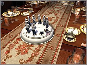 Przeszedłem do pokoju bilardowego, gdzie dane mi było podsłuchać gorącą wymianę zdań pomiędzy doktorem i sędzią - ROZDZIAŁ III - cz.1 | Agatha Christie I Nie Było Już Nikogo - Agatha Christie: I Nie Było Już Nikogo - poradnik do gry