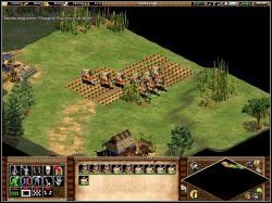 Armia przekroczyła wodę, by na drugim brzegu odnaleźć niedużą wioskę Chińczyków - Into China | Kampania Dżyngis Chana w Age of Empires II The Age of the Kings - Age of Empires II: The Age of the Kings - poradnik do gry