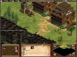 Dżyngis Chan postanowił założyć wielką bazę na stepie przy murze - Into China | Kampania Dżyngis Chana w Age of Empires II The Age of the Kings - Age of Empires II: The Age of the Kings - poradnik do gry