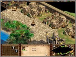 Tymczasem wóz zwiedził całe perskie miasto (zdj - The Horde rides west | Kampania Dżyngis Chana w Age of Empires II - Age of Empires II: The Age of the Kings - poradnik do gry