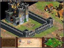 Walka okazała się bardzo trudna - najwięcej problemu sprawiły machiny wojenne wroga - trebusze oraz opancerzone tarany (zdj - The Promise | Kampania Dżyngis Chana w Age of Empires II The Age of the Kings - Age of Empires II: The Age of the Kings - poradnik do gry