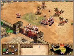 Z miasteczka ściągnięto dużą grupę chłopów oraz wóz - The Emperor Sleeping | Kampania Fryderyka Barbarossy w Age of Empires II - Age of Empires II: The Age of the Kings - poradnik do gry