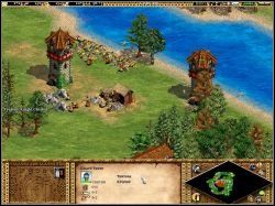 Z początku Fryderyk zajął się organizacją pracy chłopów oraz montowaniem sprawnej obrony - The Holy Roman Emperor | Kampania Fryderyka Barbarossy w Age of Empires II - Age of Empires II: The Age of the Kings - poradnik do gry