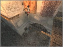 Nie zważaj na dantejskie sceny, rozgrywające się pod tobą (żołnierze masakrują mieszkańców) - [02] Harbor District (dzielnica portowa) | Prince of Persia Dwa Trony - Prince of Persia: Dwa Trony - poradnik do gry