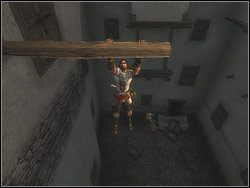 Opuść się na taras, zabij Strażnika i Łucznika - [03] The Streets of Babylon (ulice Babilonu) | Prince of Persia Dwa Trony - Prince of Persia: Dwa Trony - poradnik do gry