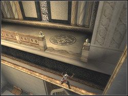 Omiń trupy i pobiegnij na lewo, w głąb korytarza - [04] The Palace Balcony (balkony pałacowe) | Prince of Persia Dwa Trony - Prince of Persia: Dwa Trony - poradnik do gry