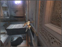 Opodal, na sąsiedniej ścianie znajduje się platforma - [08] The Ruined Palace (zrujnowany pałac) | Prince of Persia Dwa Trony - Prince of Persia: Dwa Trony - poradnik do gry