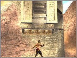 Przejdź po platformie na prawo, skocz na wyższą półkę - [11] The Tunnels (tunele) | Prince of Persia Dwa Trony - Prince of Persia: Dwa Trony - poradnik do gry