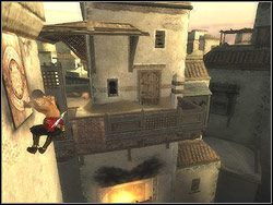 Udaj się na prawo od fontanny - [14] The Lower City Rooftops (szczyty dachów dolnego miasta) - Prince of Persia: Dwa Trony - poradnik do gry