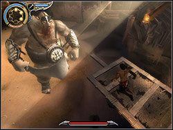 Jedno oko masz z głowy, czas na drugie, Teraz musisz dostać się na szczyt areny inną drogą - [15] The Arena (arena) | Prince of Persia Dwa Trony - Prince of Persia: Dwa Trony - poradnik do gry