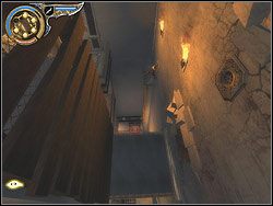 Platforma wysuwa się z muru na ok - [32] The Palace Entrance (wejście do pałacu) | Prince of Persia Dwa Trony - Prince of Persia: Dwa Trony - poradnik do gry