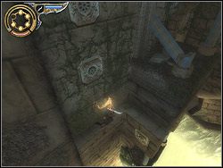 Rozbujaj się i przeskocz na kolejny drążek, wejdź na niego - [37] The Underground Cave (podziemna grota) | Prince of Persia Dwa Trony - Prince of Persia: Dwa Trony - poradnik do gry